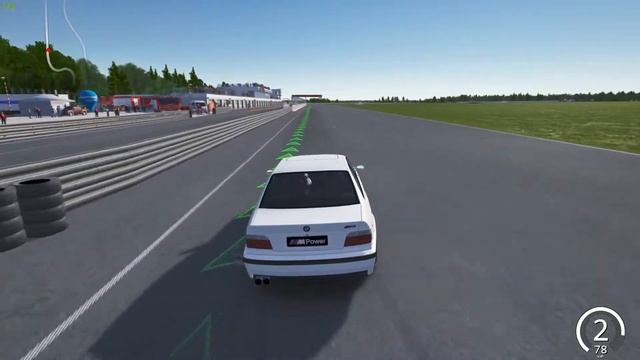 Assetto Corsa Drift Poland Silesia Ring BMW M3 E36 3.0 - Training Logitech G29 смотреть онлайн