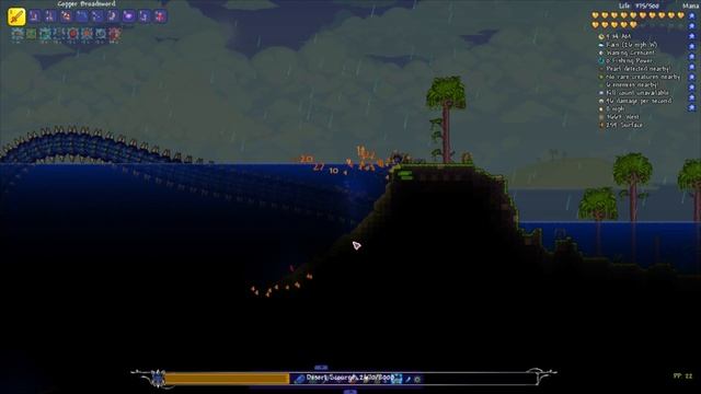 COPPER BROADSWORD VS. BOSSES!! TERRARIA смотреть онлайн