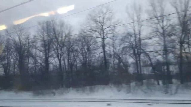 Электропоезд-экспресс ЭД4М-0451 сообщением Рязань-1 - Москва. Мост через реку Оку смотреть онлайн