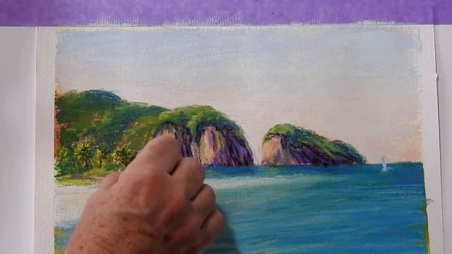 Creating contrast with darks. Pastel painting course 21 смотреть онлайн