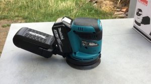 MAKITA DBO180Z ORBITAL SANDER QUICK TEST