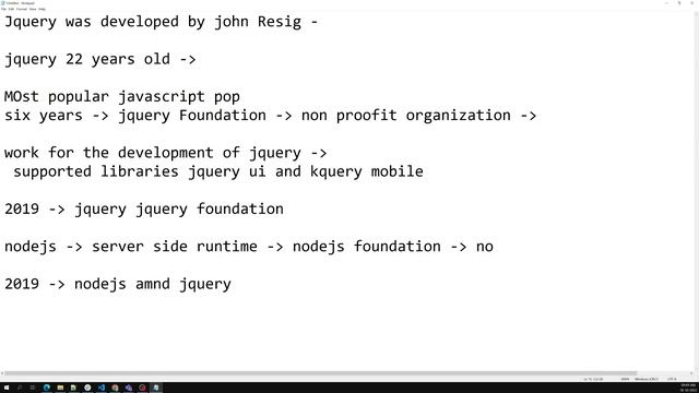2. History Of jQuery - Who Developed it | jQuery Foundation - Roadmap of jQuery - Web Development смотреть онлайн