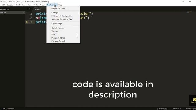 How to give input to Python Program in sublime text смотреть онлайн
