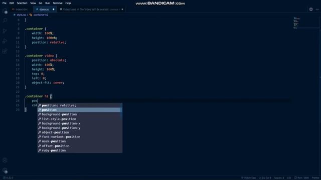 Text video background html & css | Quick css tips смотреть онлайн
