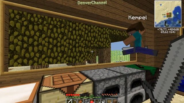 Мир Minecraft.Часть 5. Поход в ад и адская печь. смотреть онлайн