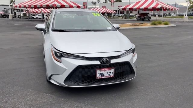 2020 Toyota Corolla San Bernardino, Riverside, Fontana, Corona, Ontario, CA L83990A смотреть онлайн