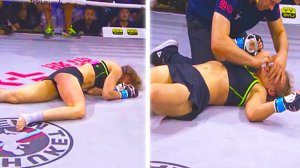 10 Самые жестоких нокаутов среди женщин в ММА. Жестокие женские бои