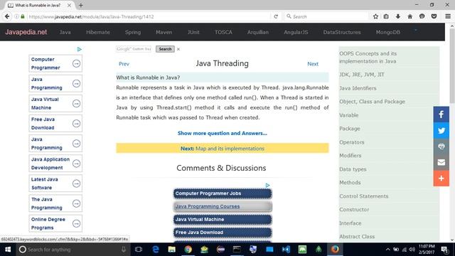 What is Runnable in Java?
| javapedia.net смотреть онлайн