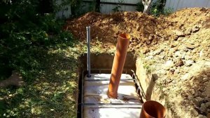 Септик на дачу из еврокубов