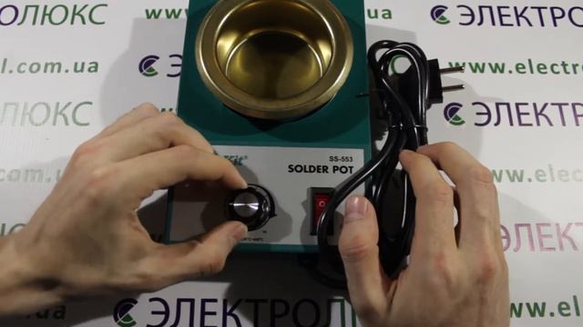 Обзор паяльной ванны Proskit's SS-583 смотреть онлайн