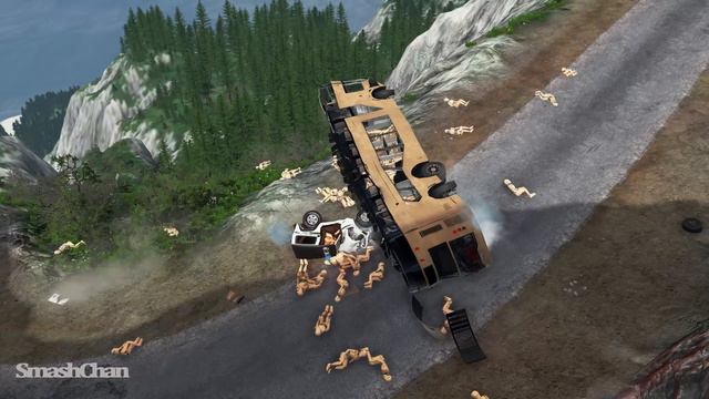 Cliff Drops #116 - BeamNG DRIVE | SmashChan смотреть онлайн