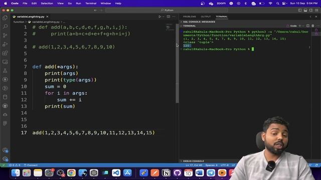36. args and kwargs in Python | Python for Beginners in Hindi (Full Course) смотреть онлайн