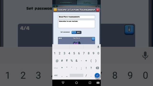 10000 GEMS / 2000 CARDS TOURNAMENT | CLASH ROYALE ( SUB FOR PASSWORD ) смотреть онлайн
