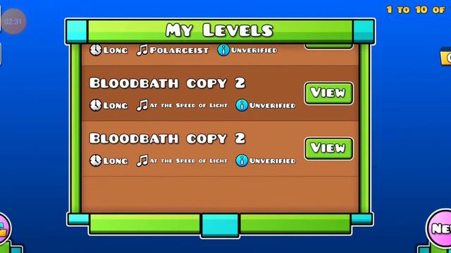 мои уровни в geometry dash! смотреть онлайн