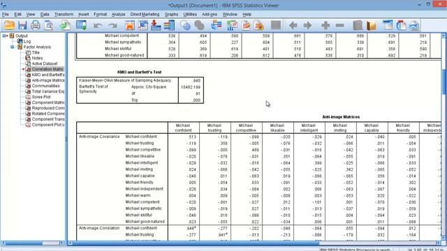 Principal Component Analysis on SPSS смотреть онлайн