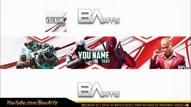 Free Youtube Gaming Banner template #21 ✅ смотреть онлайн