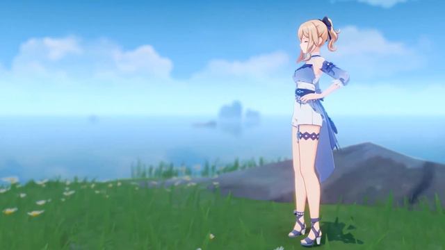 Jean's Summer Skin: Sea Breeze Dandelion | Genshin Impact Showcase смотреть онлайн