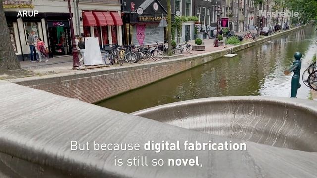 The World’s Very First 3D-Printed Bridge is Open in Amsterdam | Mashable смотреть онлайн