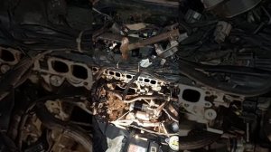 Пропуски 4 цилиндра mazda cx-7 замена форсунки, клапан pcv картерных газов, снятие ГУР