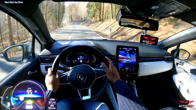 2021 Renault Clio E-Tech Hybrid 140HP | Test Drive POV 4K смотреть онлайн