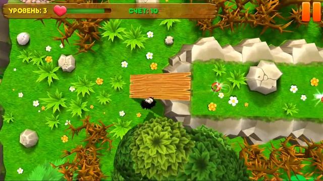 Hedgehog goes home - Android/iOS Gameplay смотреть онлайн