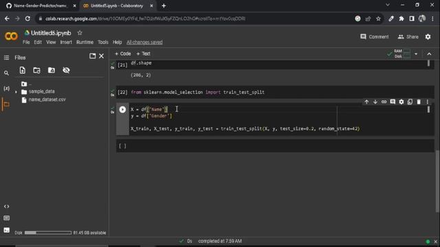Python Name Gender Classifier Tutorial for Beginners | Machine Learning Project For Beginners смотреть онлайн