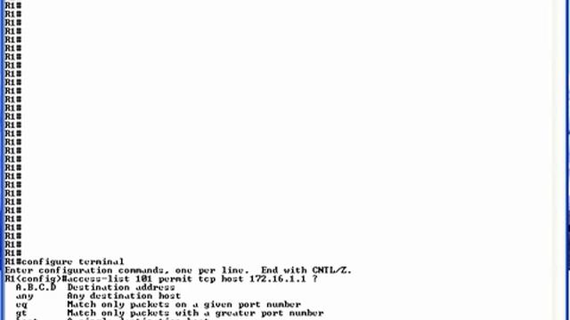 CCNA Lab 10 Access Lists.qt смотреть онлайн