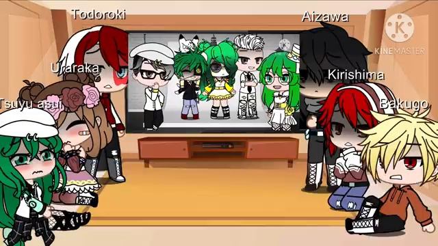 Mha (Class 1a + Aiazwa) reacts to Dollhouse // Deku’s Past // My AU // Gacha Club смотреть онлайн