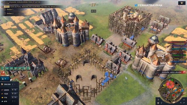 4v3 Seko bizi şaşırttı | Age of Empires 4 | TÜRKÇE | 2022 смотреть онлайн