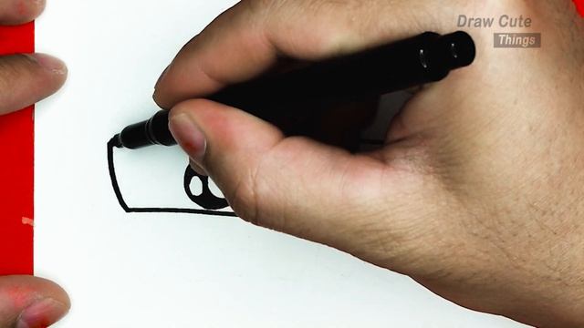 How to draw a cute cleaning brush, step by step, draw cute things смотреть онлайн