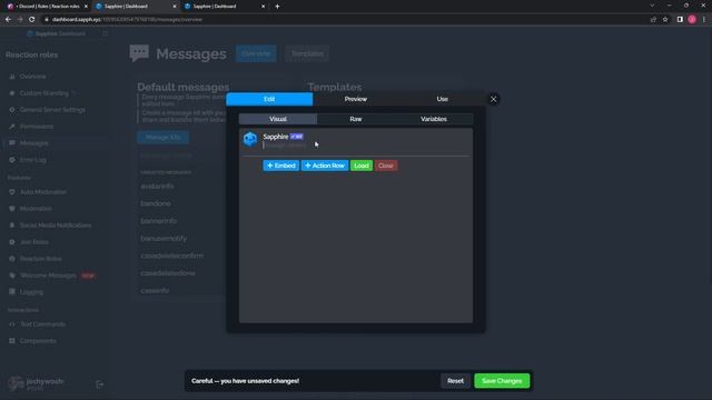 How to make discord reaction roles with sapphire! смотреть онлайн
