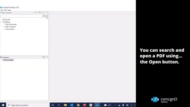 Search and open a PDF - ConsignO Desktop (Introduction) смотреть онлайн