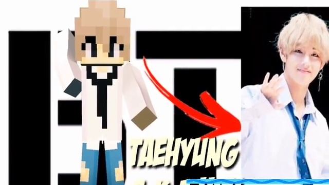 BTS Members Minecraft Skin!Download Skin!(Jungkook,V,Suga,Jimin and More) смотреть онлайн