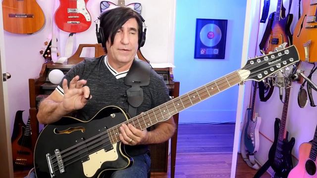 12 STRING BASS GUITAR - WATERSTONE - REVIEW - IT'S A BEAST смотреть онлайн