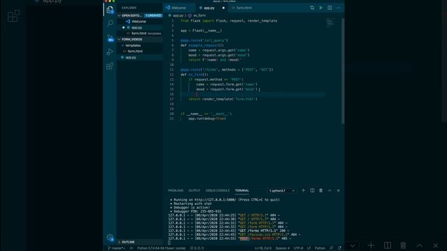 Flask Forms 3 смотреть онлайн