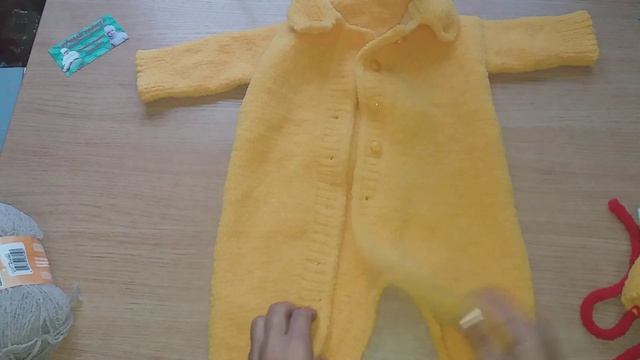 Комбинезон для новорожденного спицами. смотреть онлайн