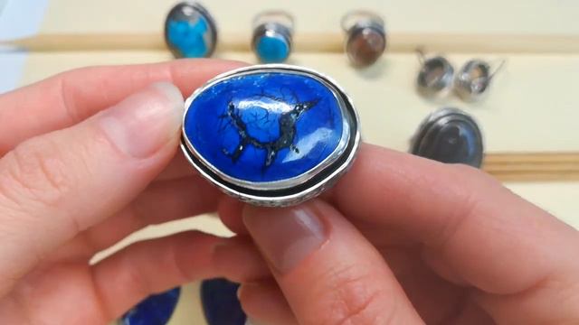 Удивительные камни в авторском обрамлении. Серебро. смотреть онлайн