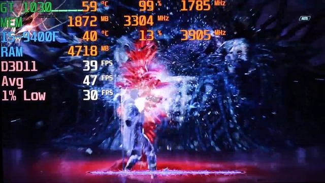 Devil May Cry 5 GT 1030 with I5-9400F Nvidia Driver 436.48 FPS TEST 1080p in 2019 смотреть онлайн