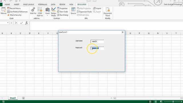 [VBA] How to Create Password Masking Textbox in Excel Userform смотреть онлайн