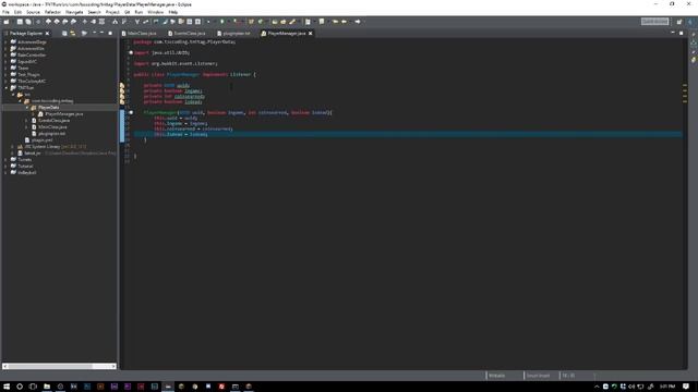 Bukkit Minigame Coding - PlayerData (Hypixel's TNT Tag) - Episode 1