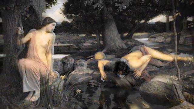 John Waterhouse Animated  (Echo  & Narcissus)