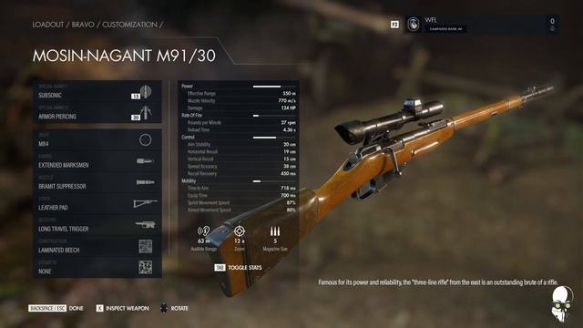 Sniper Elite 5 - Mosin Nagant Rifle Review смотреть онлайн