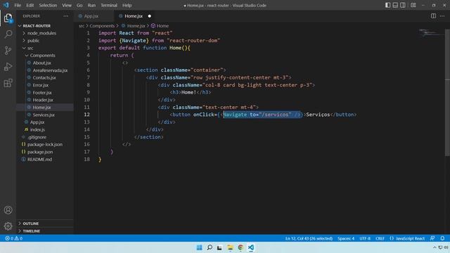 REACT ROUTER #008 HOOK USENAVIGATE смотреть онлайн