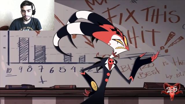 50 ФАКТОВ АДСКИЙ БОСС спинофф ОТЕЛЯ ХАЗБИН - РЕАКЦИЯ