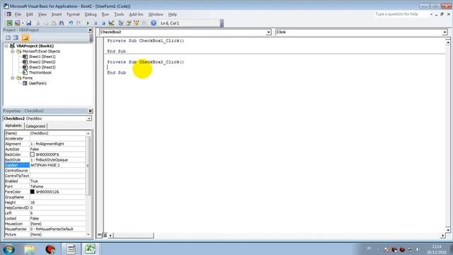 VBA Excel : CheckBox & MultiPage смотреть онлайн