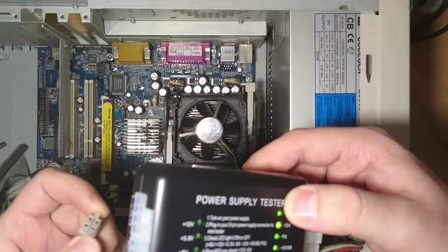Китайский тестер блока питания компьютера - Power Supply Tester смотреть онлайн