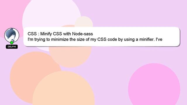 CSS : Minify CSS with Node-sass смотреть онлайн
