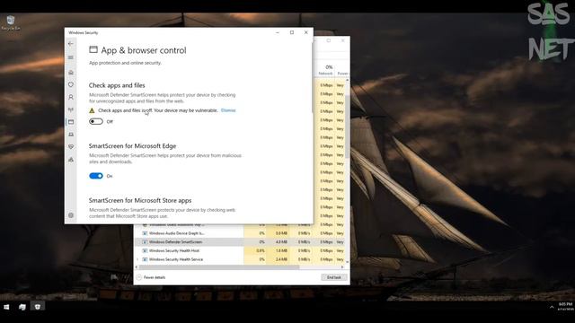 How to stop Windows Defender SmartScreen from Windows 10 (Background) смотреть онлайн