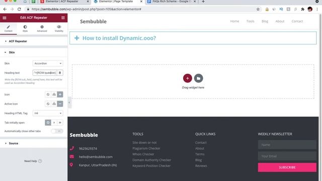 How to Setup Rich Schema in FAQs Repeater created with Dynamic.ooo смотреть онлайн