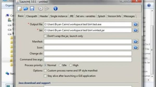 How to Convert JAR to EXE